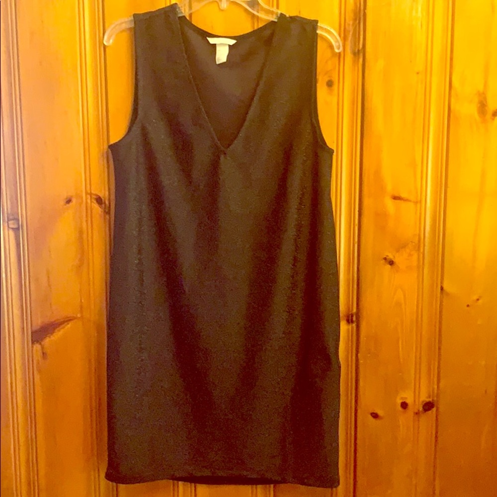 Glittery H & M dress.